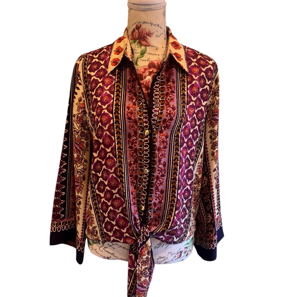 Bohemian Paisley Women's Blouse
